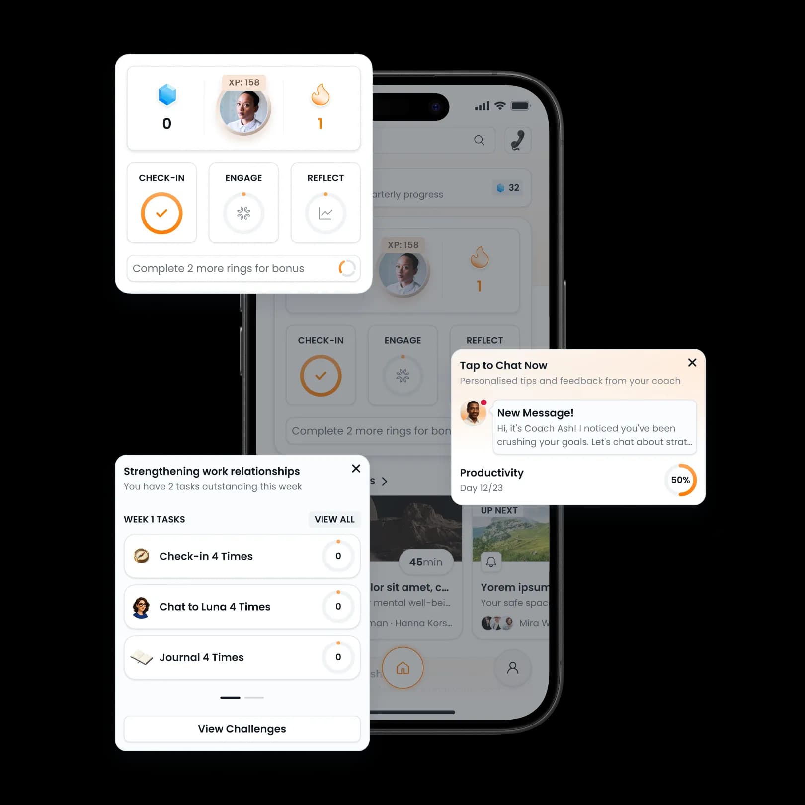 October Health mobile product
