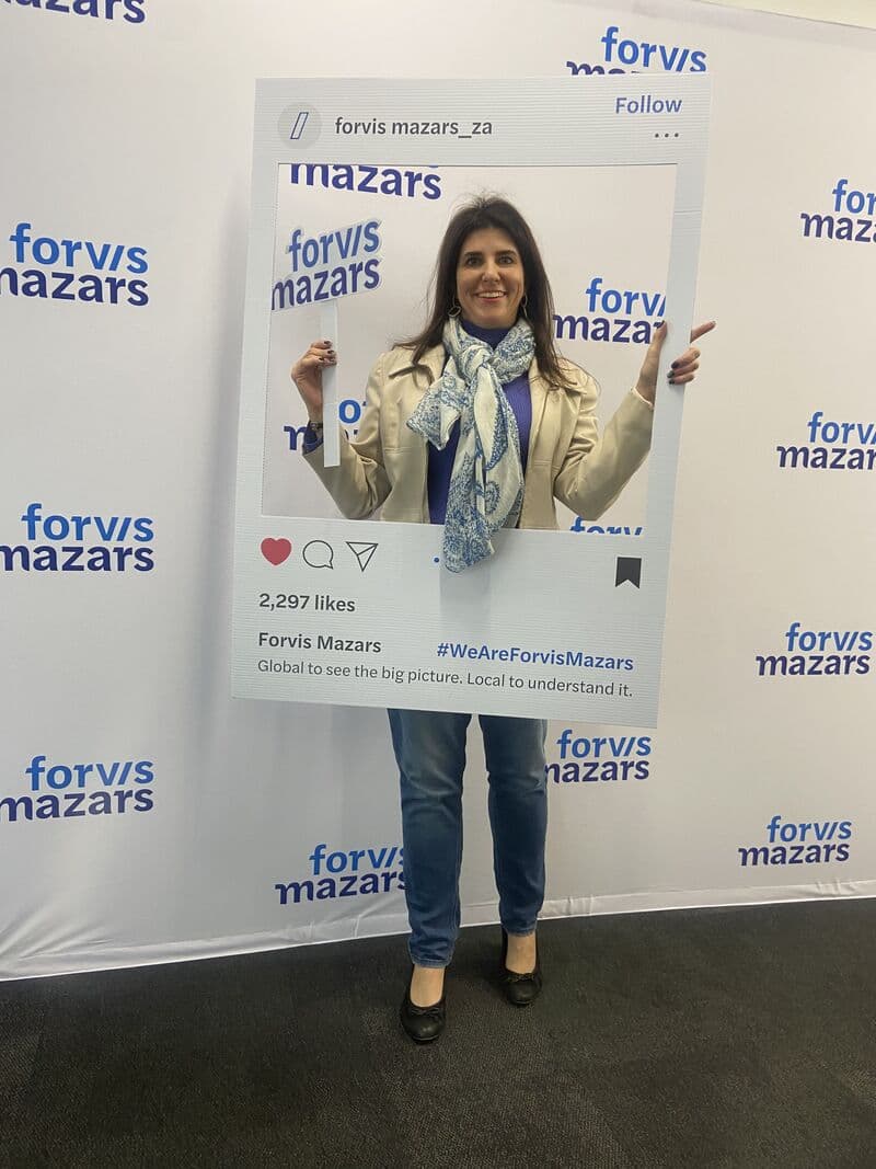 Portrait of Daniella Frank, HR Manager at Forvis Mazars
