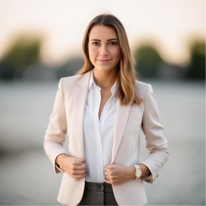 Portrait of Nina Sternberg, Head of HR at XLink